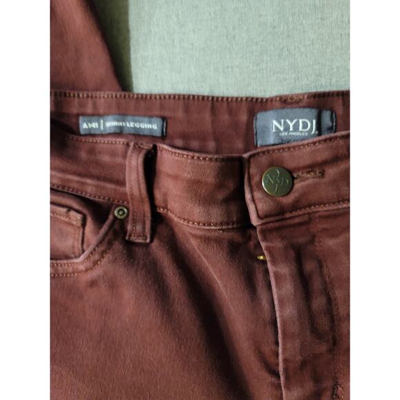 NYDJ Ami Skinny Legging Deep Currant - Picture 4 of 7